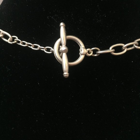 Matte Gold Colored Floral Statement Necklace - Picture 8 of 10